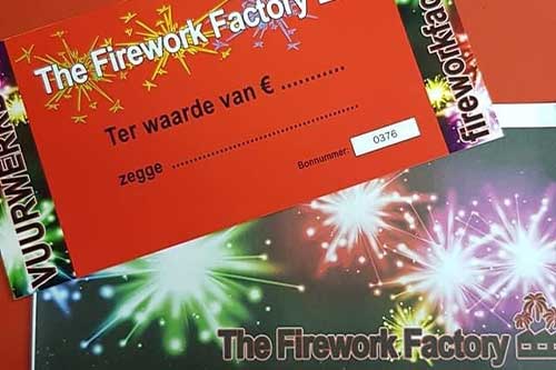 Firework Factory Cadeaubon